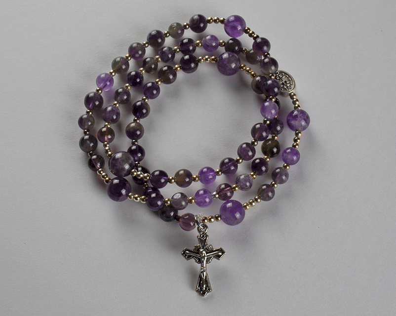 Genuine 2025 amethyst rosary