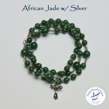 Load image into Gallery viewer, African Jade Rosary Bracelet