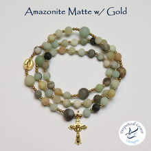 Load image into Gallery viewer, Amazonite Matte Rosary Bracelet