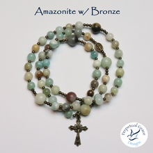 Load image into Gallery viewer, Amazonite Multi-Color Rosary Bracelet