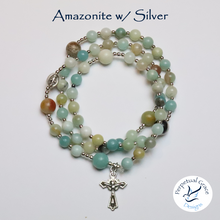 Load image into Gallery viewer, Amazonite Multi-Color Rosary Bracelet