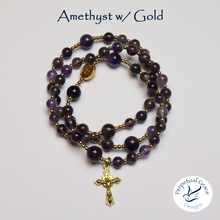 Load image into Gallery viewer, Amethyst Rosary Bracelet