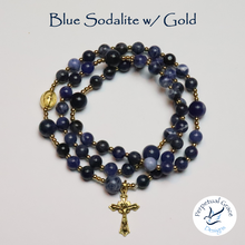 Load image into Gallery viewer, Blue Sodalite Rosary Bracelet
