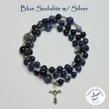 Load image into Gallery viewer, Blue Sodalite Rosary Bracelet