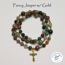 Load image into Gallery viewer, Fancy Jasper Rosary Bracelet