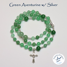 Load image into Gallery viewer, Green Aventurine Rosary Bracelet