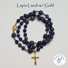 Load image into Gallery viewer, Lapis Lazuli Rosary Bracelet