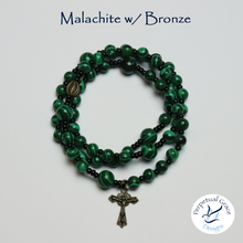 Load image into Gallery viewer, Malachite Rosary Bracelet