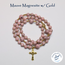 Load image into Gallery viewer, Mauve Magnesite Rosary Bracelet