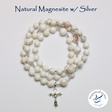 Load image into Gallery viewer, Natural Magnesite Rosary Bracelet