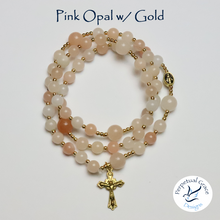 Load image into Gallery viewer, Pink Opal Rosary Bracelet