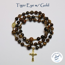 Load image into Gallery viewer, Tiger Eye Rosary Bracelet