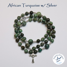 Load image into Gallery viewer, African Turquoise Rosary Bracelet
