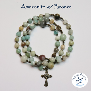 Amazonite Multi-Color Rosary Bracelet