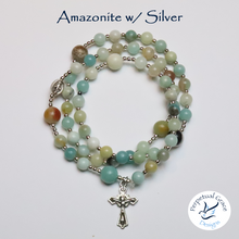 Load image into Gallery viewer, Amazonite Multi-Color Rosary Bracelet
