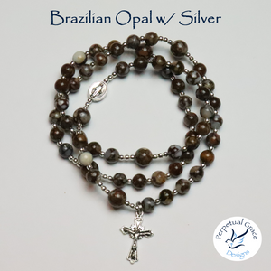 Brazilian Opal Rosary Bracelet