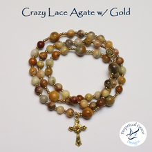 Load image into Gallery viewer, Crazy Lace Agate Rosary Bracelet
