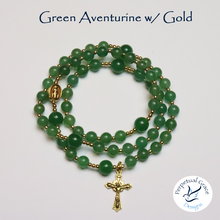 Load image into Gallery viewer, Green Aventurine Rosary Bracelet
