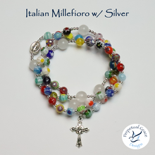 Load image into Gallery viewer, Italian Millefioro Rosary Bracelet
