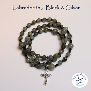 Labradorite Rosary Bracelet