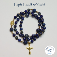 Load image into Gallery viewer, Lapis Lazuli Rosary Bracelet
