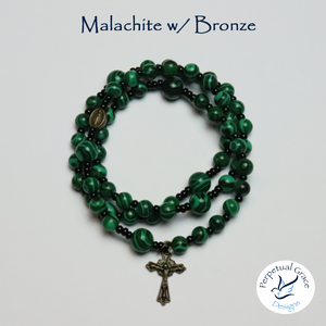 Malachite Rosary Bracelet