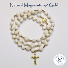 Load image into Gallery viewer, Natural Magnesite Rosary Bracelet
