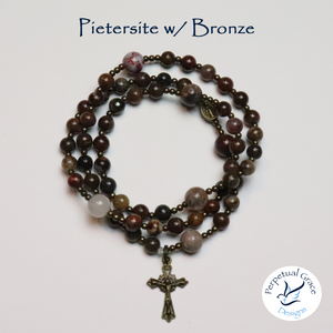 Pietersite Rosary Bracelet