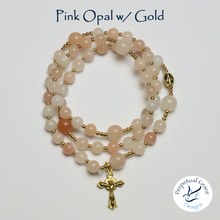 Load image into Gallery viewer, Pink Opal Rosary Bracelet
