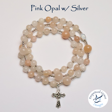 Load image into Gallery viewer, Pink Opal Rosary Bracelet

