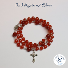 Load image into Gallery viewer, Red Agate Rosary Bracelet
