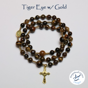 Tiger Eye Rosary Bracelet